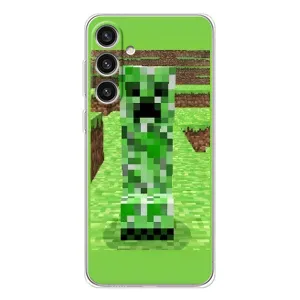 Чохли для Samsung Galaxy S25 Plus (Персонажі МайнКрафт) (Кріпер 2)