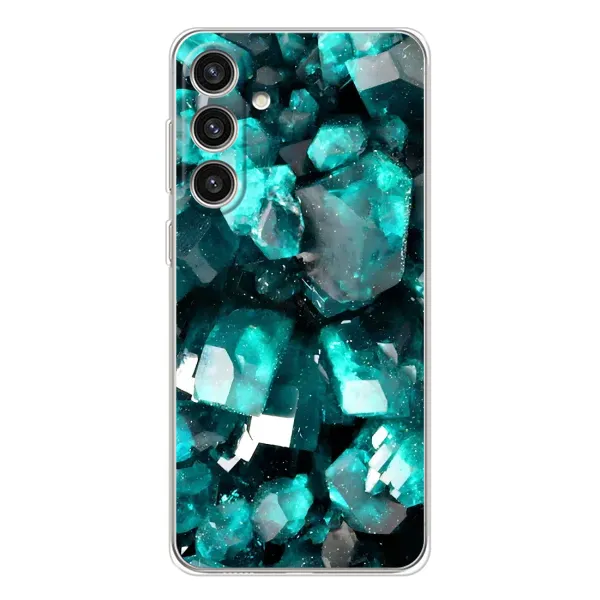 Чехол с рисунком «Кристалы» для Samsung Galaxy S25 Plus Чехол с рисунком «Кристалы» для Samsung Galaxy S25 Plus
