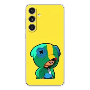 Чехол Бравл Старс для Samsung Galaxy S25 Plus (Леон (LEON))