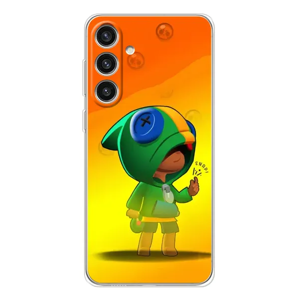 Чехол с рисунком «LEON в кофте» для Samsung Galaxy S25 Plus Чехол с рисунком «LEON в кофте» для Samsung Galaxy S25 Plus