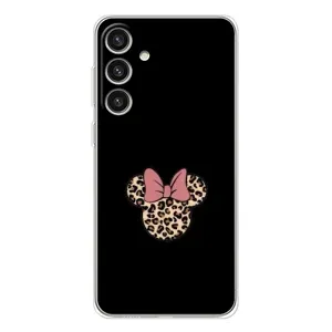 Чехол с леопардовым принтом на Samsung Galaxy S25 Plus (Леопардовая Минни)