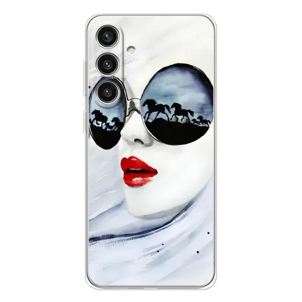 Чехол с рисунком «Любительница коней» для Samsung Galaxy S25 Plus Чехол с рисунком «Любительница коней» для Samsung Galaxy S25 Plus
