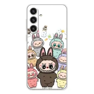 Чехол с принтом Лабубу для Samsung Galaxy S25 Plus (Маленькие Лабубу)
