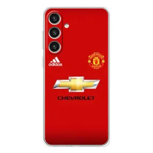 Силиконовые Чехлы принт Футбол на Samsung Galaxy S25 Plus (Man United)