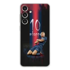 Чехол (TPU) с Футболистом на Samsung Galaxy S25 Plus (MBAPPE 10)