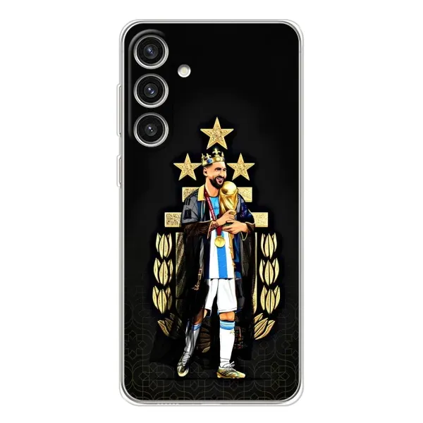 Чехол с рисунком «Месси король» для Samsung Galaxy S25 Plus Чехол с рисунком «Месси король» для Samsung Galaxy S25 Plus