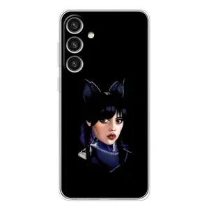 Чехлы с принтом Уэнсдей на Samsung Galaxy S25 Plus (Милая Уэнсдей)