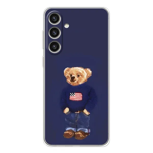 Чехол с рисунком «Мишка USA» для Samsung Galaxy S25 Plus