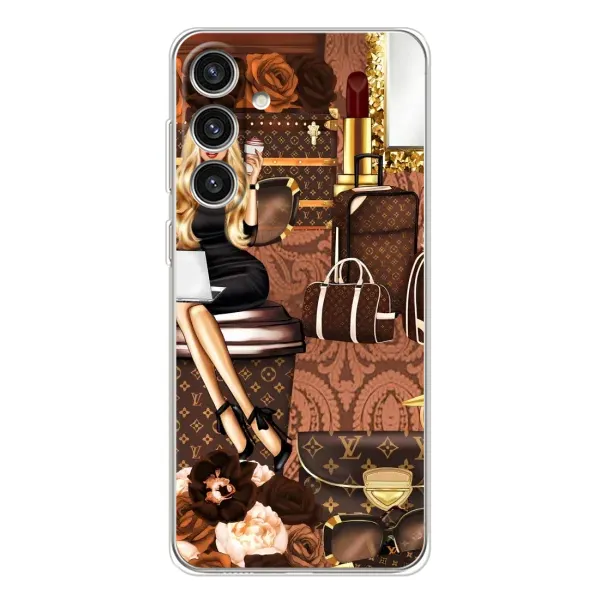 Чехол с рисунком «Мода Луи Виттон» для Samsung Galaxy S25 Plus Чехол с рисунком «Мода Луи Виттон» для Samsung Galaxy S25 Plus
