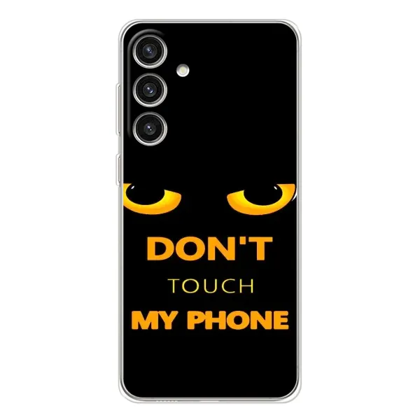 Чехол с рисунком «Не трогай мой телефон» для Samsung Galaxy S25 Plus Чехол с рисунком «Не трогай мой телефон» для Samsung Galaxy S25 Plus