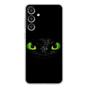 Чехол дракон Беззубик для Samsung Galaxy S25 Plus (Глаза Беззубика)