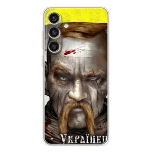 Чехол с картинкой (Патриотический КОЗАК) на Samsung Galaxy S25 Plus (Одноглазый Козак)