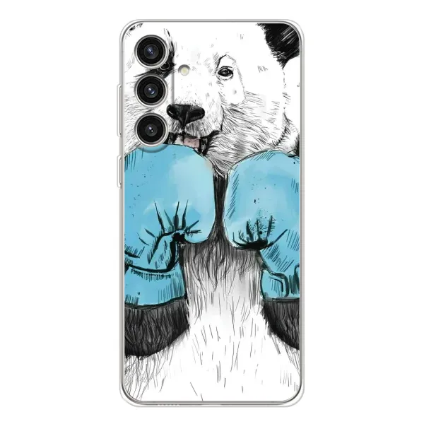 Чехол с рисунком «Панда боксер» для Samsung Galaxy S25 Plus Чехол с рисунком «Панда боксер» для Samsung Galaxy S25 Plus