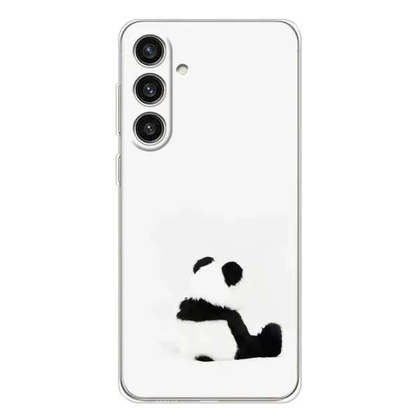 Чехол с рисунком «Панда обиделся» для Samsung Galaxy S25 Plus Чехол с рисунком «Панда обиделся» для Samsung Galaxy S25 Plus