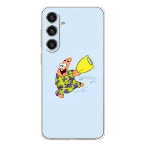 Чехлы с Патриком на Samsung Galaxy S25 Plus (Патрик с подушкой)