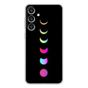 Чехол (ТПУ) с планетами на Samsung Galaxy S25 Plus (Полнолуние)
