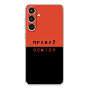 Чехлы УПА (Красно-Чёрный) на Samsung Galaxy S25 Plus (Правый Серктор)