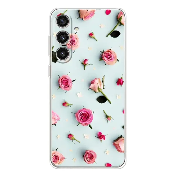 Чехол с рисунком «Разные цветы» для Samsung Galaxy S25 Plus Чехол с рисунком «Разные цветы» для Samsung Galaxy S25 Plus