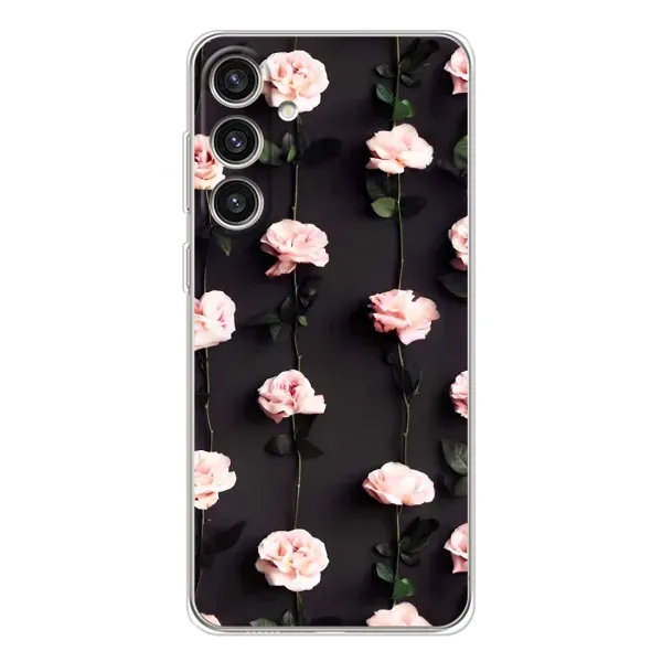 Чехол с рисунком «Розы» для Samsung Galaxy S25 Plus Чехол с рисунком «Розы» для Samsung Galaxy S25 Plus