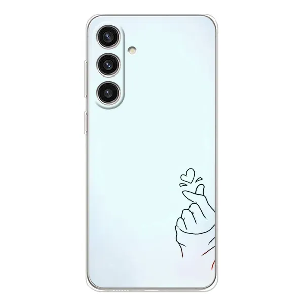 Чехол с рисунком «Сердце на голубом» для Samsung Galaxy S25 Plus Чехол с рисунком «Сердце на голубом» для Samsung Galaxy S25 Plus