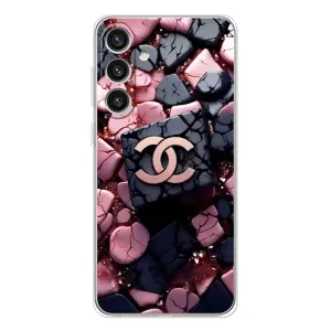 Чехол (Dior, Prada, YSL, Chanel) для Samsung Galaxy S25 Plus (Шанель)