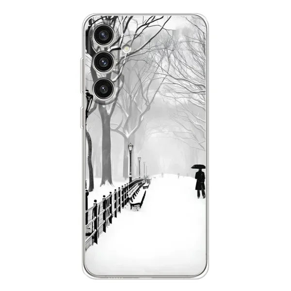 Чехол с рисунком «Снегом замело» для Samsung Galaxy S25 Plus Чехол с рисунком «Снегом замело» для Samsung Galaxy S25 Plus