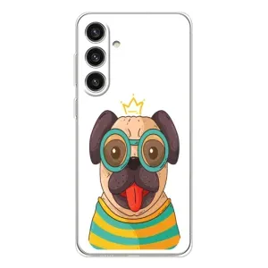 Бампер для Samsung Galaxy S25 Plus с картинкой "Песики" (Собака Король)