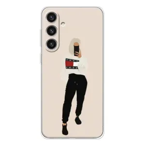 Силиконовый Чехол на Samsung Galaxy S25 Plus с картинкой Стильных Девушек (Стильная)