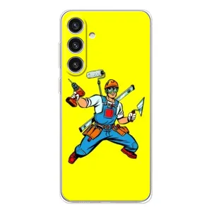 Силіконовий бампер (Працівники) на Samsung Galaxy S25 Plus (Будівельник)