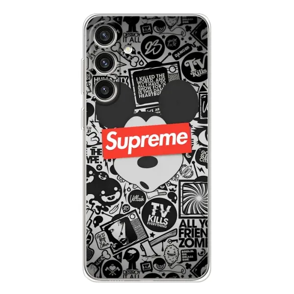 Чехол с рисунком «Supreme Маус» для Samsung Galaxy S25 Plus Чехол с рисунком «Supreme Маус» для Samsung Galaxy S25 Plus
