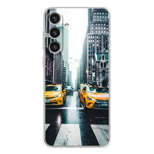 Чехол с рисунком «Такси» для Samsung Galaxy S25 Plus Чехол с рисунком «Такси» для Samsung Galaxy S25 Plus