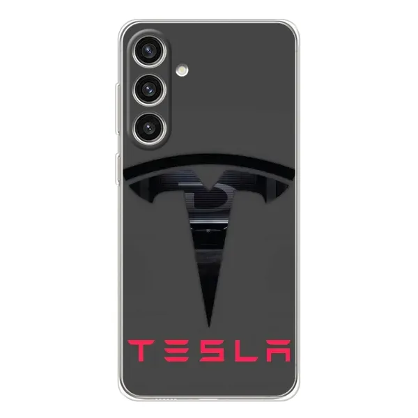 Чехол с рисунком «Logo TESLA» для Samsung Galaxy S25 Plus Чехол с рисунком «Logo TESLA» для Samsung Galaxy S25 Plus