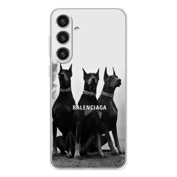 Чехол с рисунком «Три добермана» для Samsung Galaxy S25 Plus Чехол с рисунком «Три добермана» для Samsung Galaxy S25 Plus