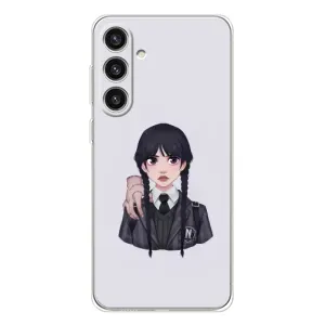 Чехлы с принтом Уэнсдей на Samsung Galaxy S25 Plus (Вещь Венсдей)