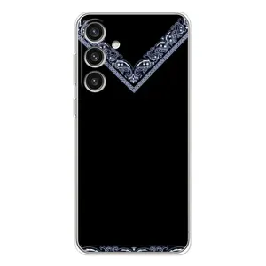 Силиконовый Чехол на Samsung Galaxy S25 Plus (Воротник вышиванки)