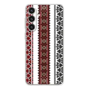 Силиконовый Чехол на Samsung Galaxy S25 Plus с картинкой Вышиванки (Вышиваночки)