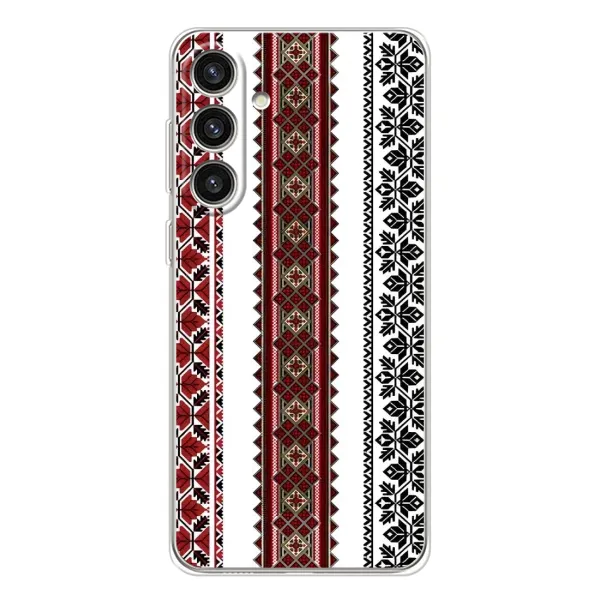 Чехол с рисунком «Вышиваночки» для Samsung Galaxy S25 Plus Чехол с рисунком «Вышиваночки» для Samsung Galaxy S25 Plus