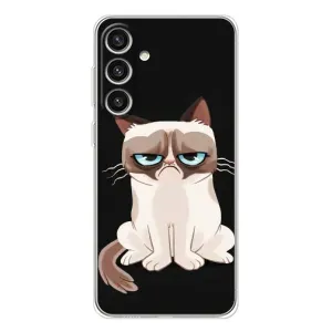 Чехол на тематику: Коты для Samsung Galaxy S25 Plus (Взгляд кота)
