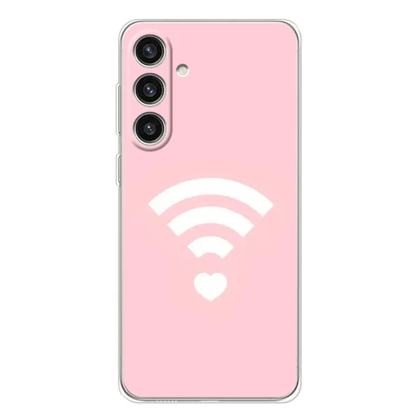 Чехол с рисунком «WiFi Love» для Samsung Galaxy S25 Plus Чехол с рисунком «WiFi Love» для Samsung Galaxy S25 Plus