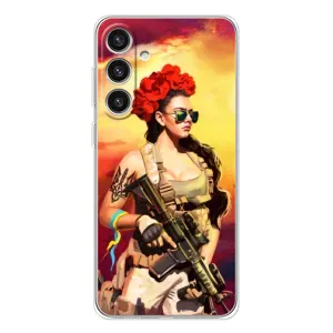 ЗСУ Чехлы (TPU) для Samsung Galaxy S25 Plus (Женщина солдат)