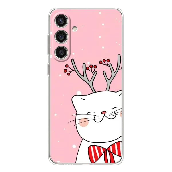 Чехол с рисунком «Зимний кот» для Samsung Galaxy S25 Plus Чехол с рисунком «Зимний кот» для Samsung Galaxy S25 Plus