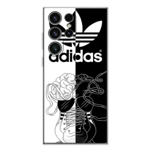 Чохол с стилі "Адідас" для Галаксі С25 Ультра (Adidas шнурки)