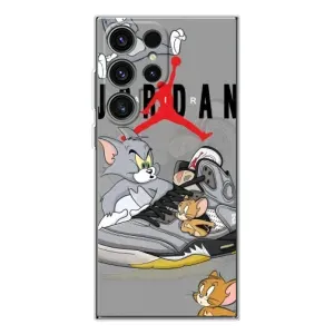 Силиконовый Чехол Nike Air Jordan на Галакси С25 Ультра (Air Jordan)