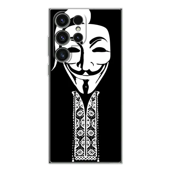 Чехол с рисунком «Анонимус» для Samsung Galaxy S25 Ultra Чехол с рисунком «Анонимус» для Samsung Galaxy S25 Ultra