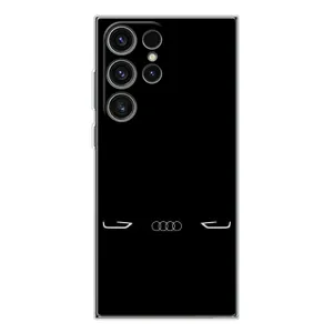 Силиконовый бампер с картинкой машины на Samsung Galaxy S25 Ultra (Силует Audi)