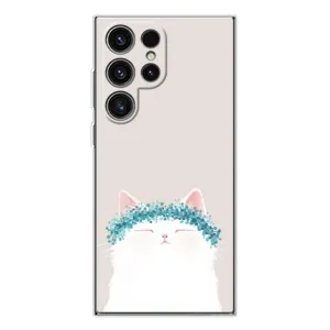Чохол на тематику: Коти для Samsung Galaxy S25 Ultra (Білий котик)