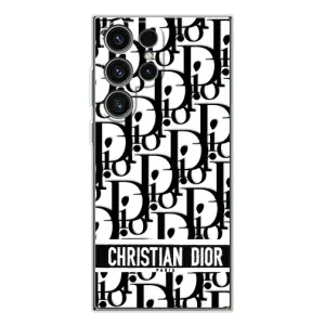 Чехол (Dior, Prada, YSL, Chanel) для Samsung Galaxy S25 Ultra (Christian Dior)