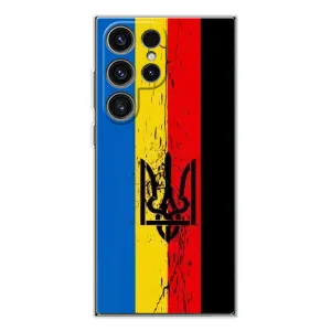 Чехлы УПА (Красно-Чёрный) на Samsung Galaxy S25 Ultra (Флаг УПА)