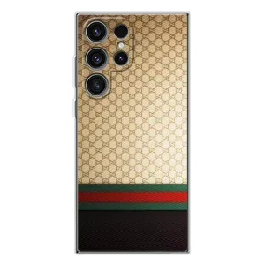 Чохли бренд ГУЧЧІ для Samsung Galaxy S25 Ultra (Фон Гуччі)