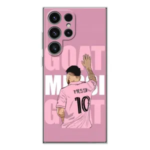 Чехлы Лео Месси в Майами на Samsung Galaxy S25 Ultra (GOAT MESSI)